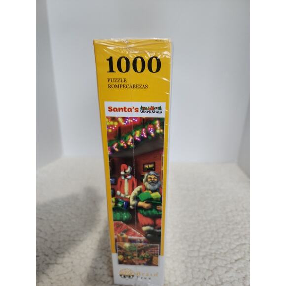 Braintree santa's workshop 1000 piece puzzle. Box stand, sorting tray, poster - Picture 2 of 6